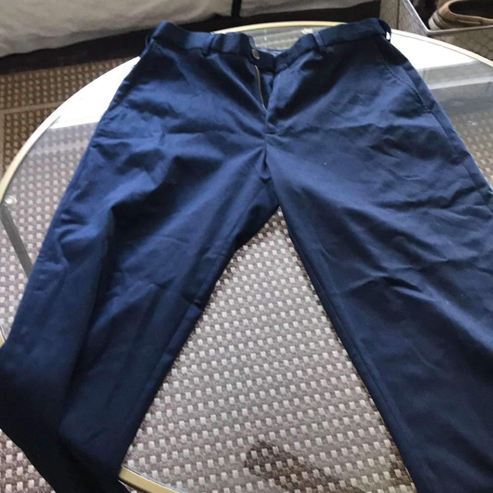 Haggar Navy Slacks